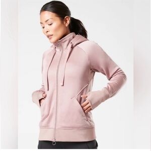 Athleta Triumph Luxe Sherpa Lined Hoodie, size Large
